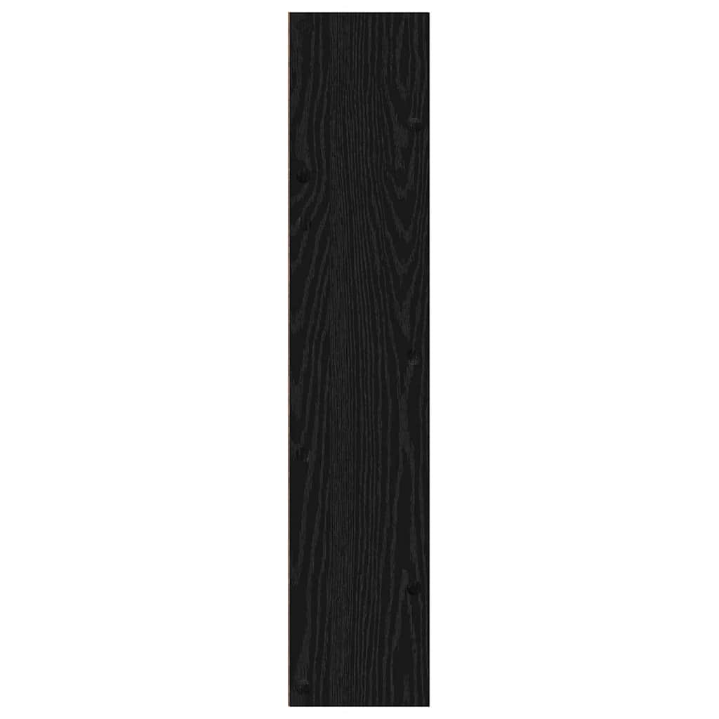 Veggsko skap med hylle Annet Svart eik 60 x 18 x 60 cm Konstruert tre