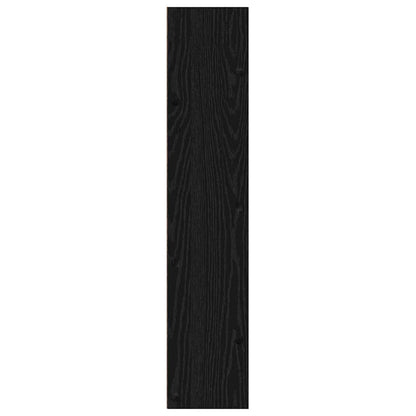 Veggsko skap med hylle Annet Svart eik 60 x 18 x 60 cm Konstruert tre