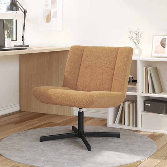 Accentstol Beige Stoff, Metall Standard Ergonomisk Accentstol