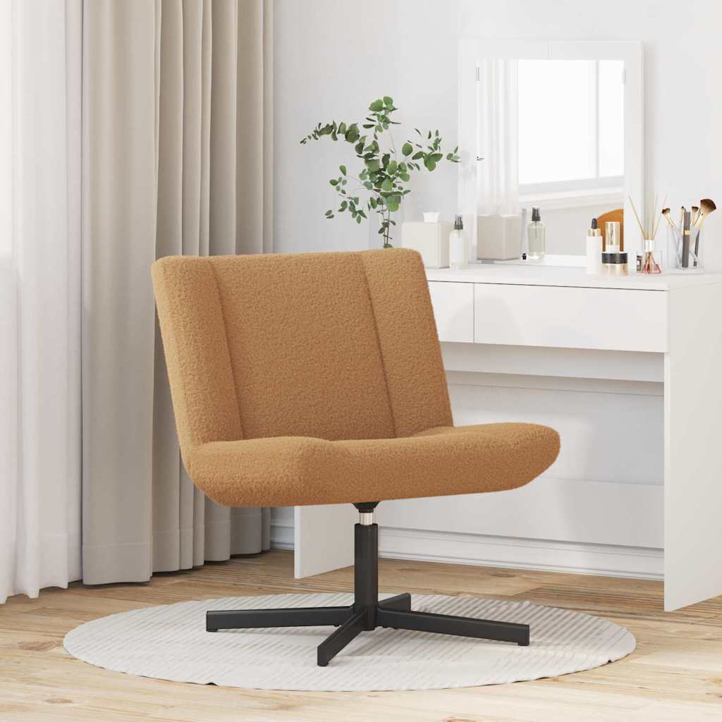 Accentstol Beige Stoff, Metall Standard Ergonomisk Accentstol