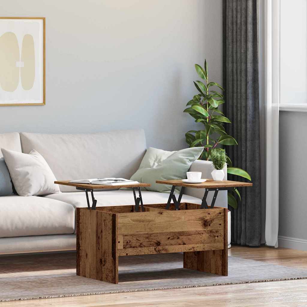 Kaffebord Gammelt tre 80 x 50,5 x 42,5 cm Konstruert tre