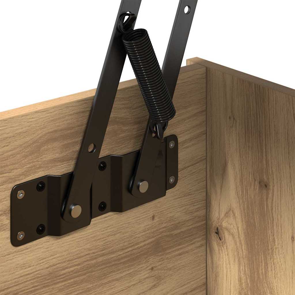 Kaffebord artisan eik 80 x 50,5 x 42,5 cm Konstruert tre