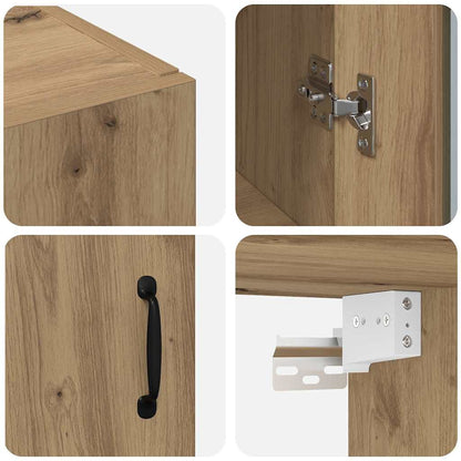 Hengende Veggskap Brun 69.5 x 34 x 90 cm Konstruert tre