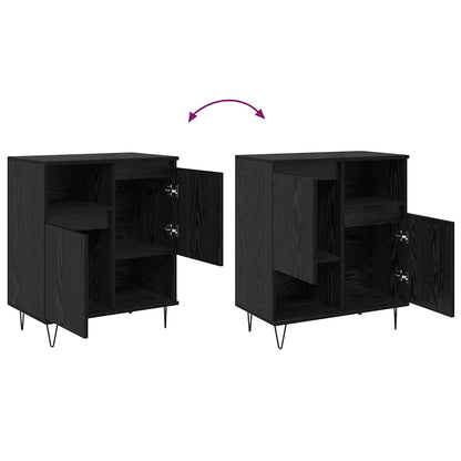 Serviesskap Svart eik 60 x 35 x 70 cm Konstruert tre