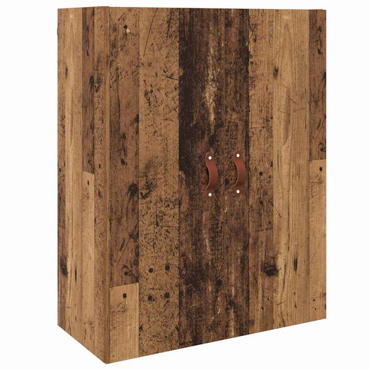 Veggskap Veggmontert Brun 69.5 x 34 x 90 cm Konstruert tre