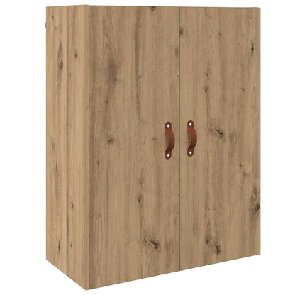 Veggskap Veggmontert Brun 69.5 x 34 x 90 cm Konstruert tre