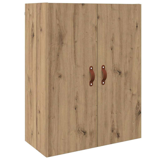 Veggskap Veggmontert Brun 69.5 x 34 x 90 cm Konstruert tre