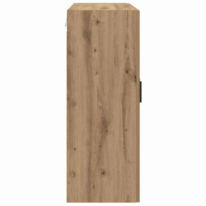 Veggskap Veggmontert Brun 69.5 x 34 x 90 cm Konstruert tre