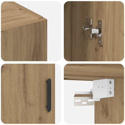 Veggskap artisan eik 69.5 x 34 x 90 cm Konstruert tre