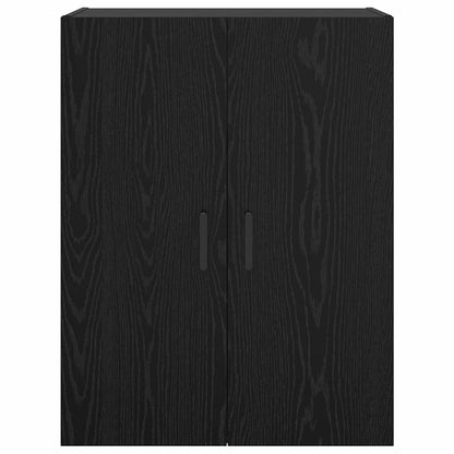 Veggskap Svart eik 69.5 x 34 x 90 cm Konstruert tre
