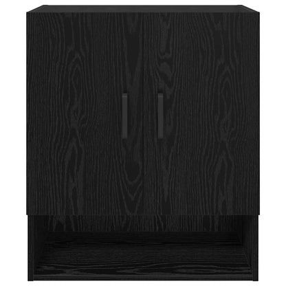 Veggskap Veggmontert Svart eik 60 x 31 x 70 cm Konstruert tre