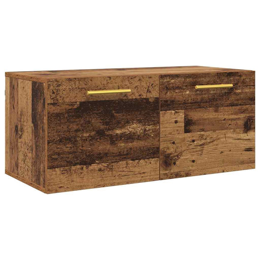 Veggskap Gammelt tre 80 x 36.5 x 35 cm Konstruert tre