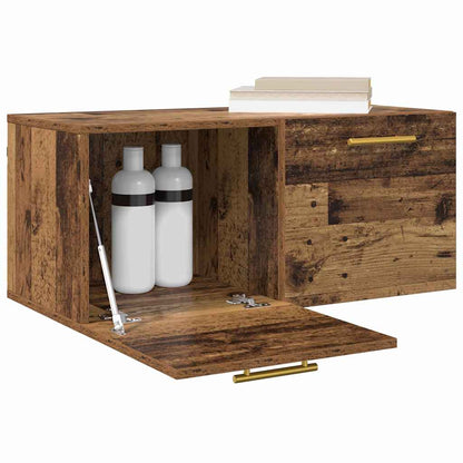 Veggskap Gammelt tre 80 x 36.5 x 35 cm Konstruert tre