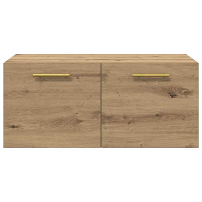 Veggskap Håndverks eik 80 x 36.5 x 35 cm Konstruert tre