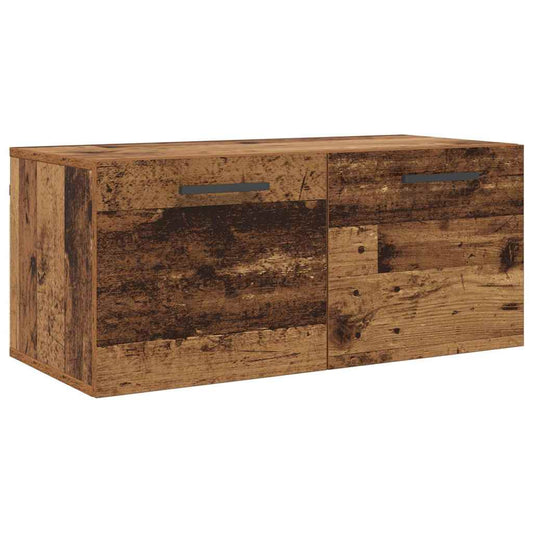 Veggskap Gammelt tre 80 x 36.5 x 35 cm Konstruert tre