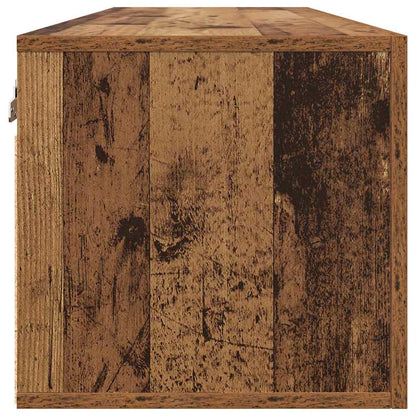 Veggskap Gammelt tre 80 x 36.5 x 35 cm Konstruert tre