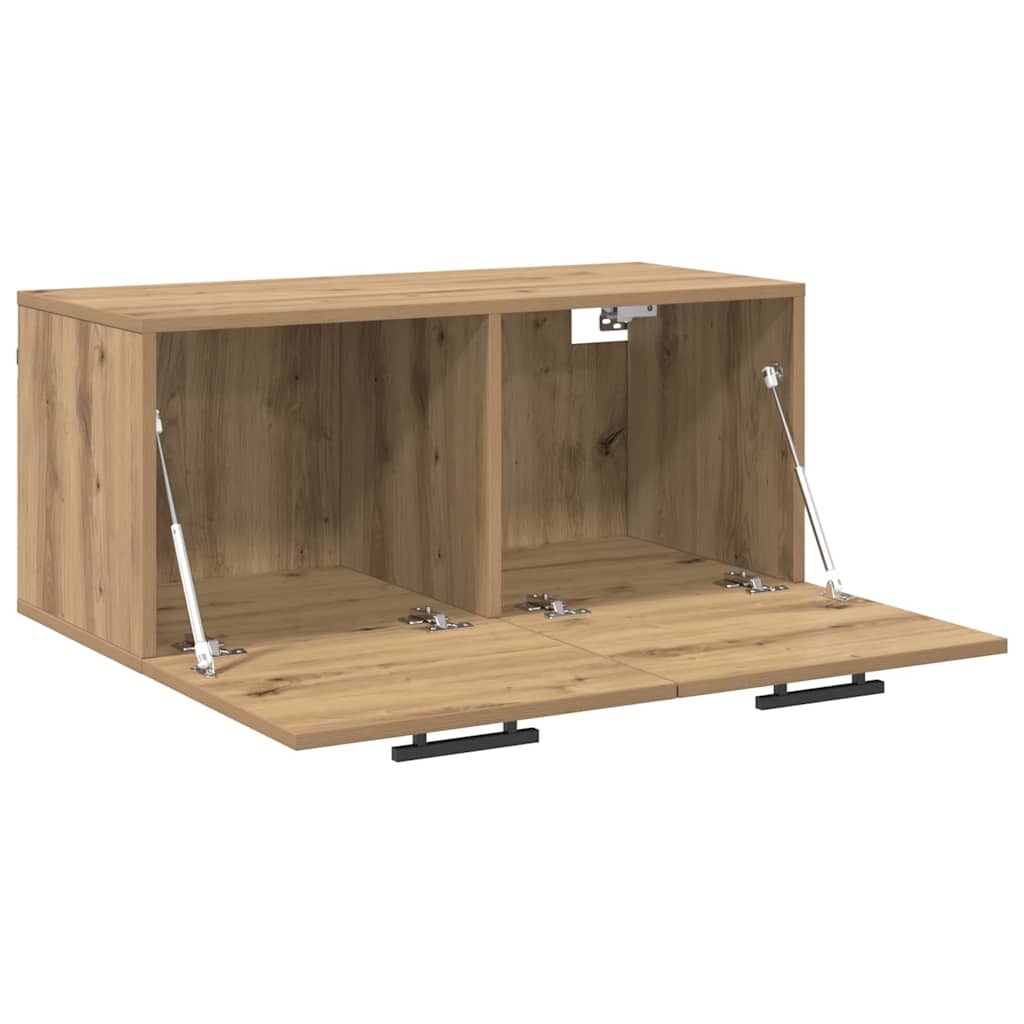 Veggskap artisan eik 80 x 36.5 x 35 cm Konstruert tre