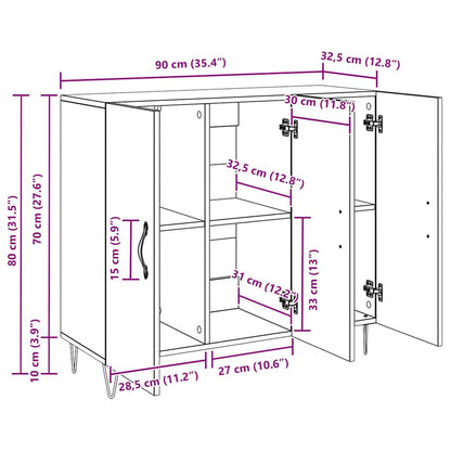 Serviesskap Gammelt tre 90 x 34 x 80 cm Konstruert tre