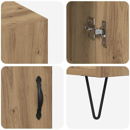 Serviesskap artisan eik 90 x 34 x 80 cm Konstruert tre