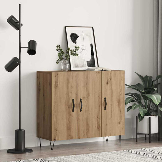 Serviesskap artisan eik 90 x 34 x 80 cm Konstruert tre
