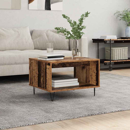 Kaffebord Gammelt tre 60 x 50 x 40 cm Konstruert tre