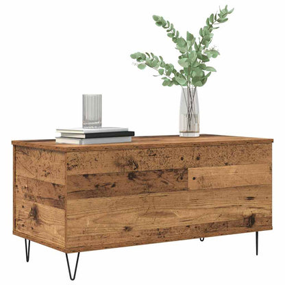 Kaffebord Gammelt tre 90 x 44.5 x 45 cm Konstruert tre