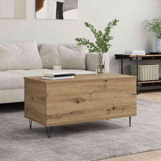 Kaffebord artisan eik 90 x 44.5 x 45 cm Konstruert tre