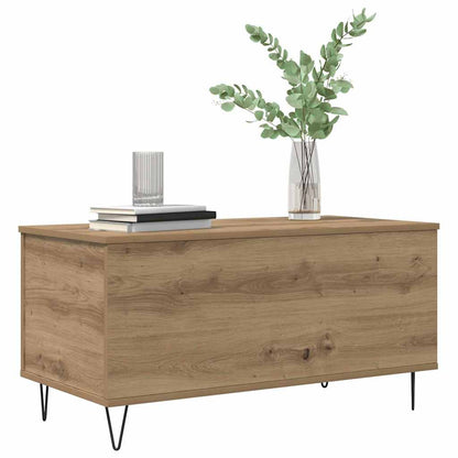 Kaffebord artisan eik 90 x 44.5 x 45 cm Konstruert tre