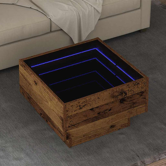Kaffebord Gammelt tre 50 x 50 x 30 cm Konstruert tre