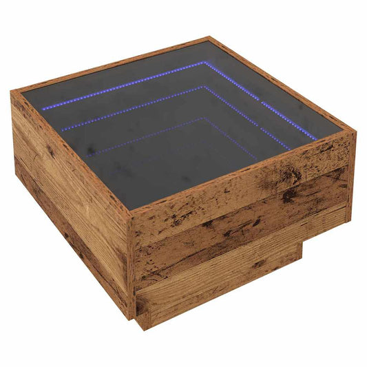 Kaffebord Gammelt tre 50 x 50 x 30 cm Konstruert tre