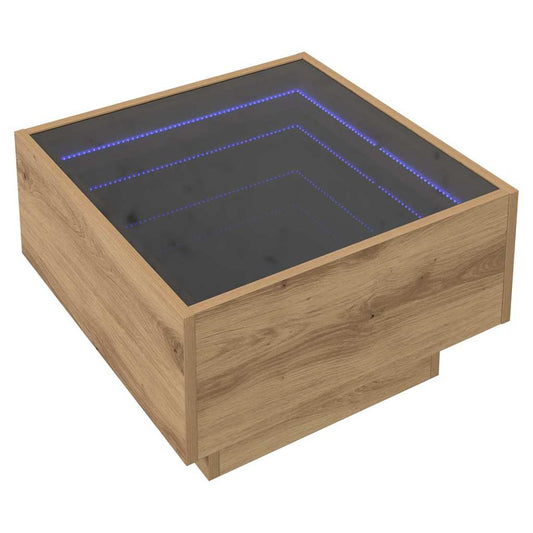 Kaffebord artisan eik 50 x 50 x 30 cm Konstruert tre