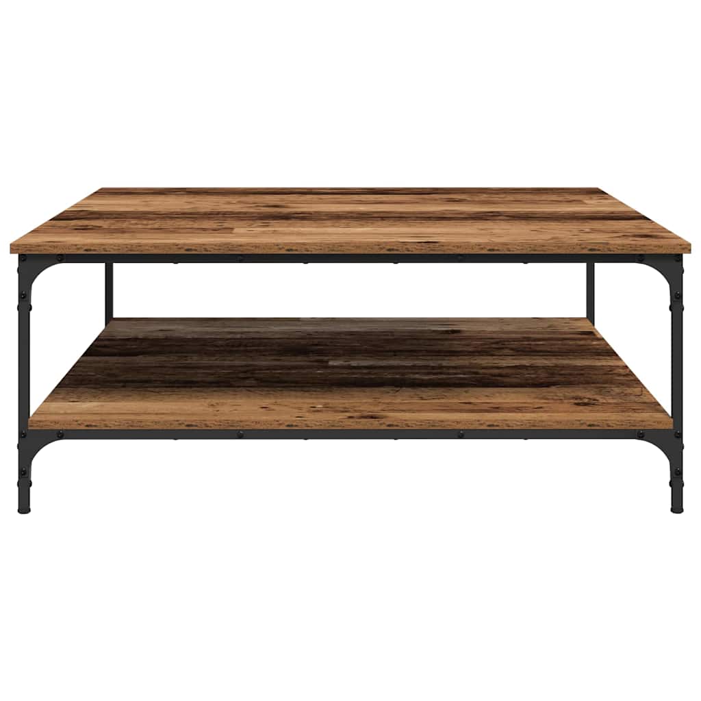 Kaffebord Gammelt tre 100 x 100 x 40 cm Konstruert tre