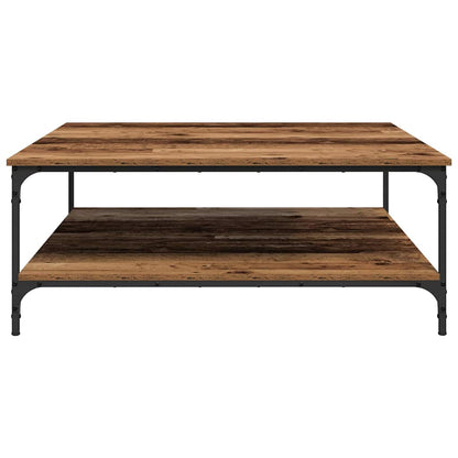 Kaffebord Gammelt tre 100 x 100 x 40 cm Konstruert tre