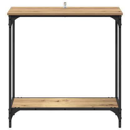 Konsollbord artisan eik 75 x 30.5 x 75 cm Konstruert tre