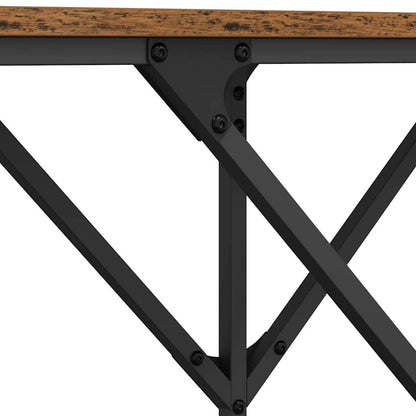 Konsollbord Gammelt tre 140 x 29 x 75 cm Konstruert tre