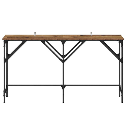 Konsollbord Gammelt tre 140 x 29 x 75 cm Konstruert tre