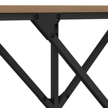 Konsollbord artisan eik 140 x 29 x 75 cm Konstruert tre