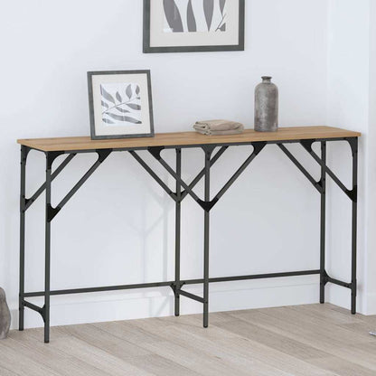 Konsollbord artisan eik 140 x 29 x 75 cm Konstruert tre