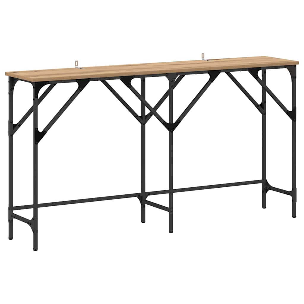 Konsollbord artisan eik 140 x 29 x 75 cm Konstruert tre