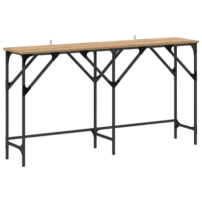Konsollbord artisan eik 140 x 29 x 75 cm Konstruert tre
