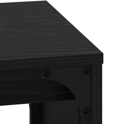 Kaffebord med Nesting 3 pcs Svart eik 60 x 35 x 56 cm