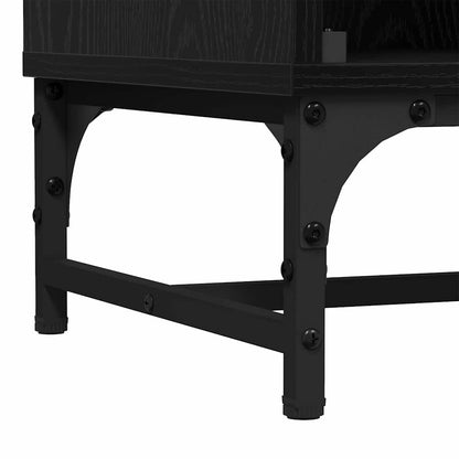 Høyskap Svart eik 35 x 37 x 117 cm Konstruert tre
