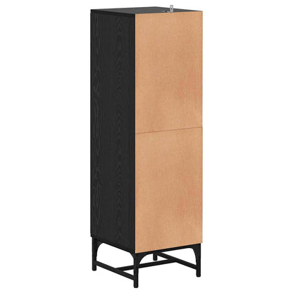 Høyskap Svart eik 35 x 37 x 117 cm Konstruert tre