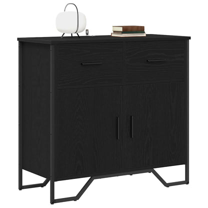 Serviesskap Svart eik 79.5 x 35.5 x 74.5 cm Konstruert tre