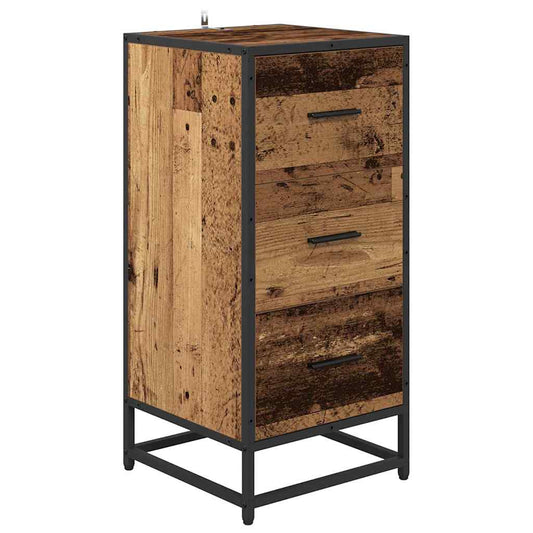 Serviesskap Gammelt tre 35,5 x 35 x 76 cm Konstruert tre