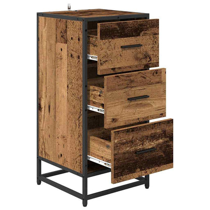 Serviesskap Gammelt tre 35,5 x 35 x 76 cm Konstruert tre