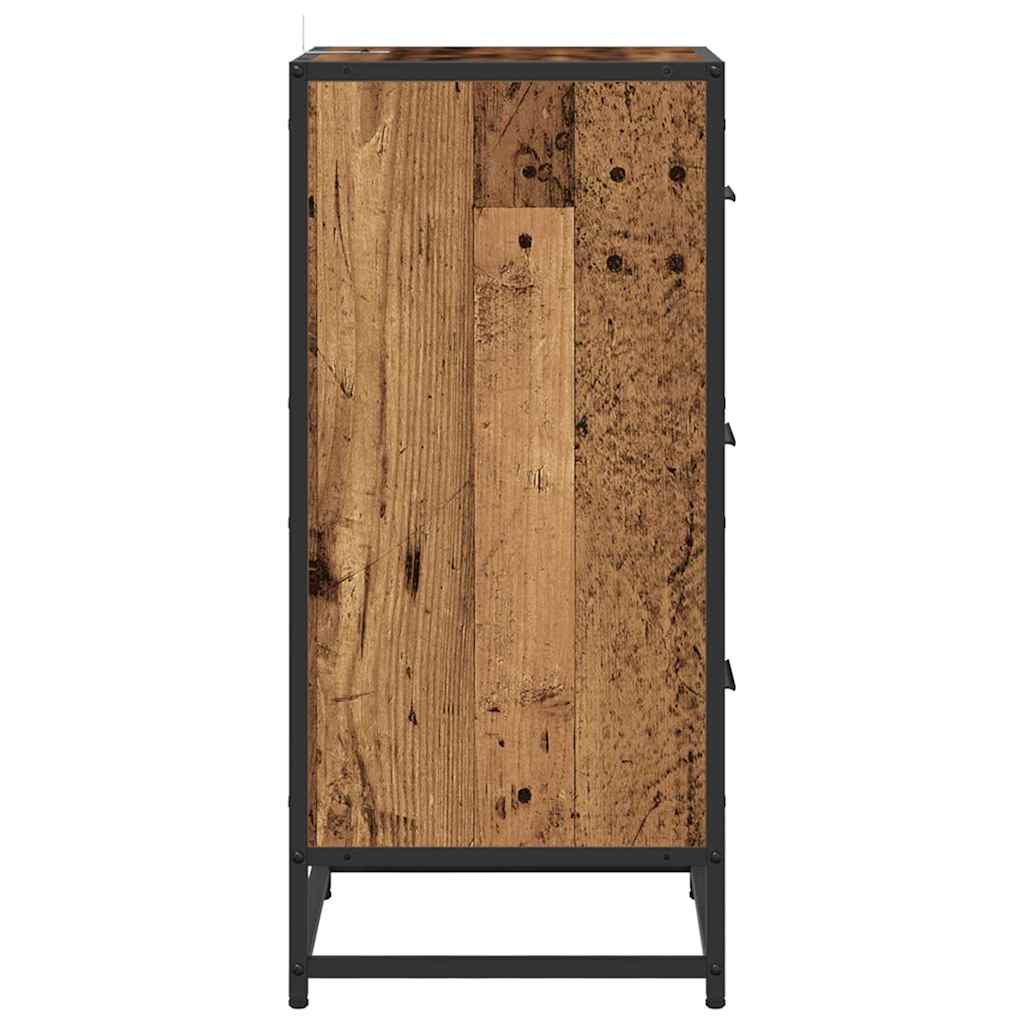 Serviesskap Gammelt tre 35,5 x 35 x 76 cm Konstruert tre