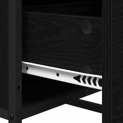 Serviesskap Svart eik 35,5 x 35 x 76 cm Konstruert tre