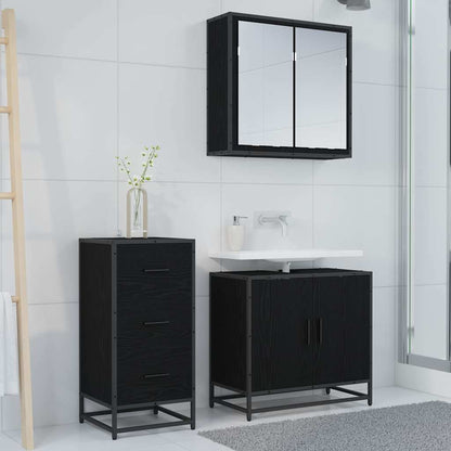 Serviesskap Svart eik 35,5 x 35 x 76 cm Konstruert tre