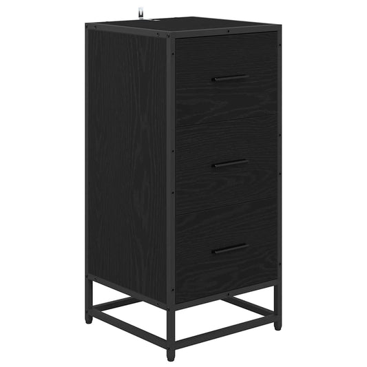 Serviesskap Svart eik 35,5 x 35 x 76 cm Konstruert tre